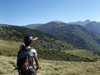 Passeio de mountain bike pelo planalto de Beille 